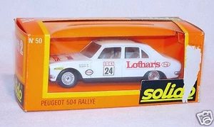 Solido GAM 2 1:43 PEUGEOT 504 LOTHARS Rallye Car MIB`75 - Picture 1 of 5