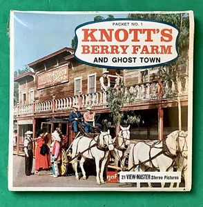 KNOTT’S BERRY FARM ~ VIEW-MASTER 3 REELS ~ FACTORY SEALED ~GAF ~ PACKET #1~A235 - Picture 1 of 2
