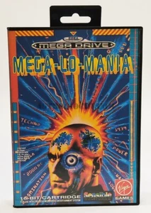 SEGA MEGA DRIVE MEGA-LO-MANIA GAME VINTAGE 1992 IN BOX VERY GOOD CONDICTIONS - Picture 1 of 9