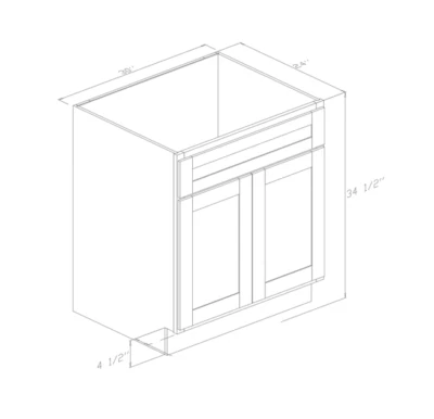 Mueble base de cocina Shaker Espresso RTA Foto 1 de 4