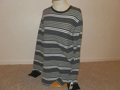 Mens shirt size 2XL Hawk shirt size 2XL Black shirt size 2XL Black Striped New - Image 1 of 2