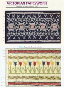 DESIGNOS DE CHOQUE TULIPANES, FANTASÍA VICTORIANA © The Smocking Bonnet ELIGE uno - Imagen 1 de 3
