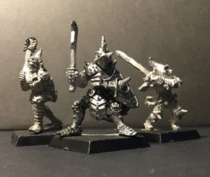 3 Superb Rare 1980s Citadel Chaos Warriors C35 Harrowhound Fanatic Enforcer OOP - Picture 1 of 21