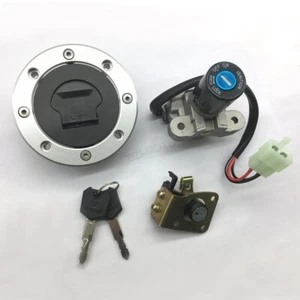 Ignition Switch Fuel Gas Cap Seat Lock Key For Suzuki RF400/600/900R VX800 GS500 - Picture 1 of 7
