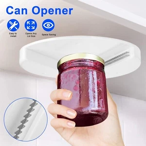 Jar Opener Weak Single Hand Under Cabinet Counter Lid Opening Bottle Cap Remover