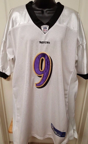 Reebok Jersey Shirt Top Size 54 Mens Womens Baltimore Ravens Steve McNair 9 Sewn Cover