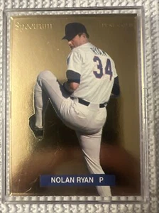 NOLAN RYAN 1993 SPECTRUM 23K GOLD 3 CARD SET & COA CERTIFICATE  1469/ 10,000 - Picture 1 of 2