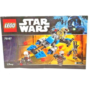 Lego Star Wars 75167 *SOLO MANUAL DE INSTRUCCIONES* Bounty Hunter Speeder Bicicleta Batalla - Imagen 1 de 4