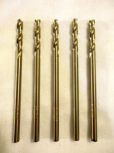 Drill Bits, #22 Cobalt, USA, Chicago Latrobe, 5 pc Lot, New/Other. - Picture 1 of 3