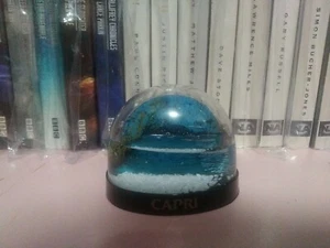 Capri Isola Barche Souvenir Globo di Neve Cupola - Foto 1 di 3