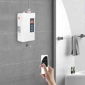 5000W Elektrisch Wasser Kompakt Warmwasserbereiter Fernbedienung mit LED-Anzeige - Bild 1 von 18