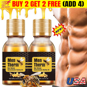 Mentherm Bee Venom Gynecomastia Heating Oil, Men Therm Bee Venom, for Chest