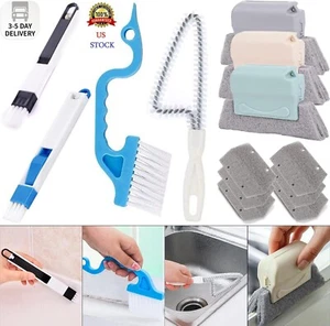 Window Groove Cleaning Brush, 13 PCS Hand-held Magic Window Track Cleaning Tools - Picture 1 of 8