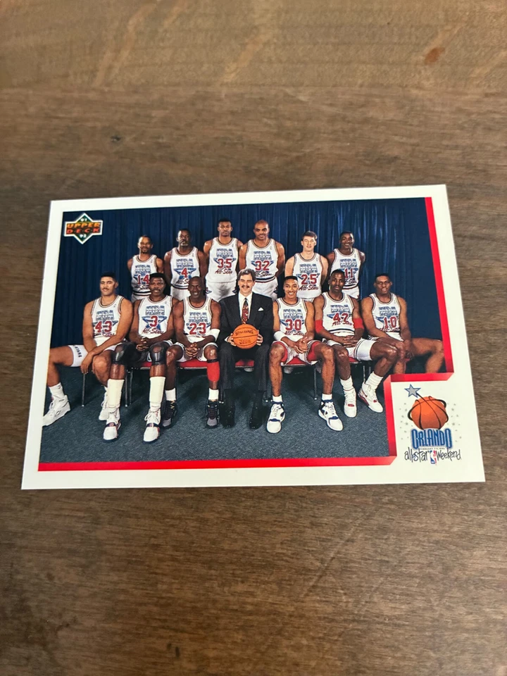 1991-92 Upper Deck  1992 NBA East All-Star Checklist card #449 - Image 1 of 1