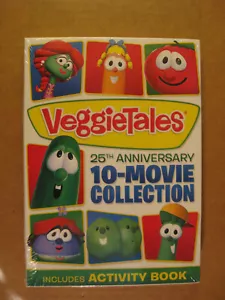 VEGGIETALES - 25th. Anniversary 10 Movie Collection (NEW DVD SET) Faith Based - Picture 1 of 3