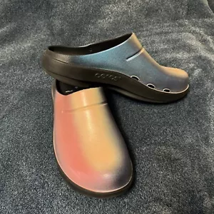 Oofos Oocloog Mujer Talla 11 Hombre’s 9 Mules Zapatos Luxe Horizon Confort Recuperación - Imagen 1 de 11