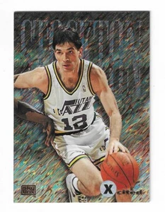 1995-96 SkyBox E-XL Basketball Xcited John Stockton Card #18 - Picture 1 of 2