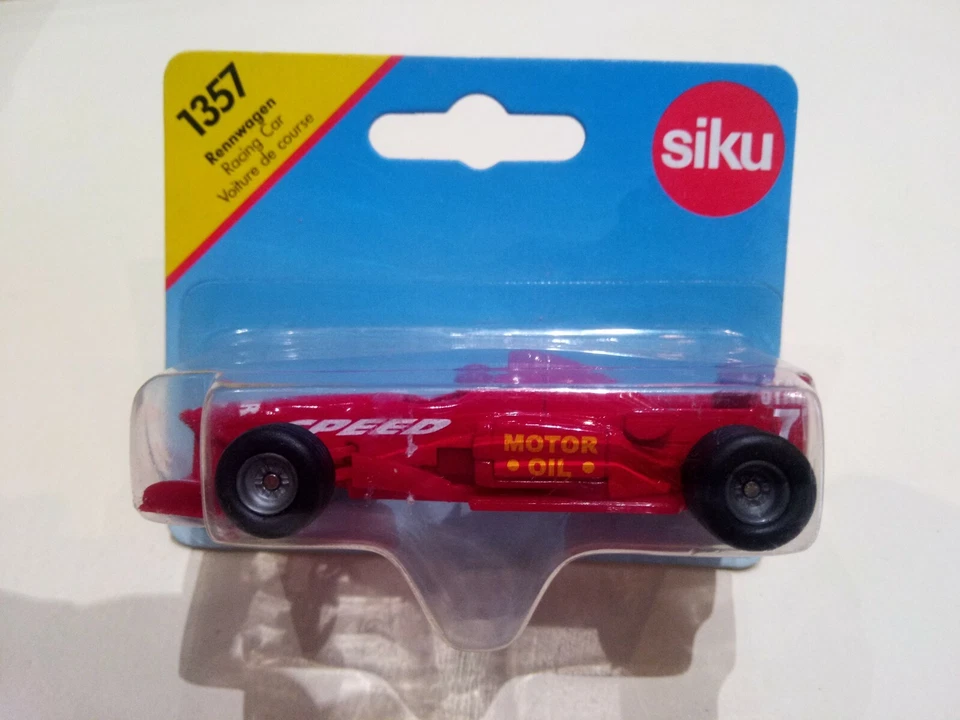 Siku F1 Racing Car Star 7 Motor Oil Art. Nr. 1357 Rosso Die Cast Metal 1/55 - Immagine 1 di 1