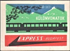 POSTER STAMP  BUDAPEST EXPRESS SPECIAL TRAIN