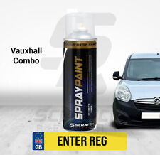 Vauxhall Combo Aerosol Spray Touch Up Paint Matched by Car Registration Opel