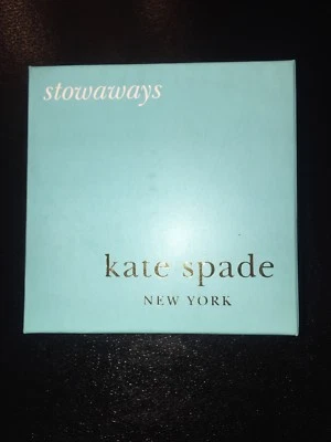 3x Cajas NUEVO KATE SPADE Azul/Aqua Vacías Solo Cajas 3 3/4 x 3 3/4 x 2 Foto 1 de 4