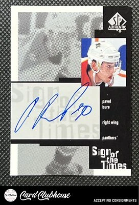 1999-00 SP Authentic Sign of the Times Auto #PB Pavel Bure - Image 1 of 2