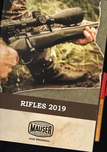 MAUSER RIFLES 2019 CATALOGUE (includes different TYPES within each Model. - Picture 1 of 12