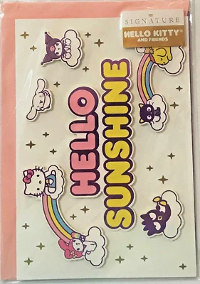 Tarjeta y envío Hallmark Signature Sanrio HELLO SUNSHINE Hello Kitty & Friends Foto 1 de 3