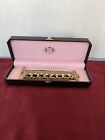 Juicy Couture Rhinestone and Pearl Bracelet w Case