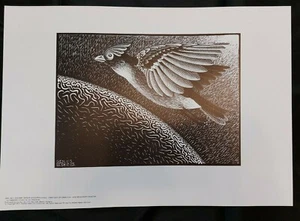 MC Escher Erster Schöpfungstag ca 42 x 29 cm Poster Bild / First Day of Creation - Bild 1 von 6