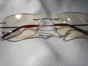 Nearly Invisible - FRAMELESS TABLET / COMPUTER READING GLASSES + FREE CASE 1098c - Picture 1 of 10