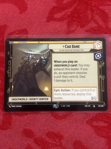 Star Wars Unlimited - Cad Bane - He Who Needs No Introduction - SotG 014/262 - Picture 1 of 6