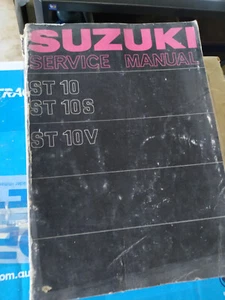Suzuki ST10, 10V ,10S ,Genuine Factory Workshop Manual 1976 Van Ute , Tray back - Picture 1 of 12