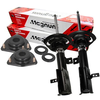 2x Magnum Technology Stoßdämpfer + Domlager Satz Vorne für CALIBER COMPASS MK49 - Bild 1 von 4