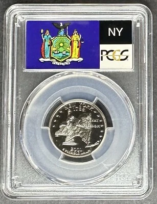 2001-S Proof New York Quarter PCGS PR-70 DCAM, Buy 3 Items, Get $5 Off!! - Image 1 of 2