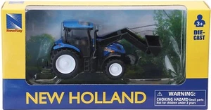New Ray - Tractor agrícola New Holland T6 de 5" con cargador frontal (BBNR32123T6) - Imagen 1 de 2