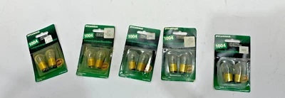 10 Sylvania 1004 Long Life Dome Light Bulbs Courtesy Auto Lamp Mopar Ford Chevy - Image 1 of 2
