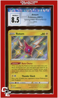 Shining Fates SV038 Rotom Holo CGC 8.5 - Image 1 of 2