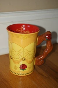 Disney Parks Beauty and the Beast Mug Yellow Dress - Picture 1 of 8