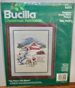 Bucilla "No Place Like Home" Counted Cross Stitch kit 82204 New - Picture 1 of 3