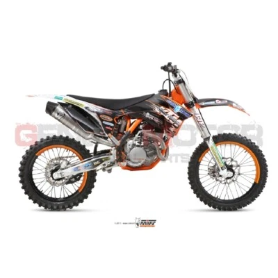 MIVV Stronger Stainless Steel Complete Exhaust for Ktm Sx-F 250 2010 - Image 1 of 4