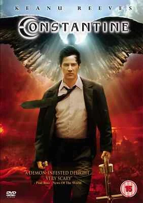 Constantine (DVD-2005) Region 2. Keanu Reeves."A DEMON-INFESTED DELIGHT...SCARY" - Image 1 of 4