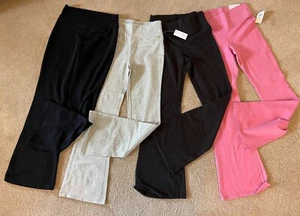 lot of old navy/gap girls flare pants - 2 new with tags, 2 black like new - Picture 1 of 2