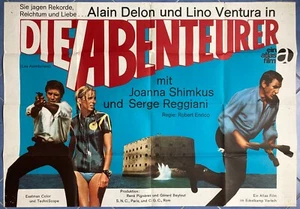 DIN A0 - Großplakat  Die Abenteurer  Alain Delon  Lino Ventura - Bild 1 von 2