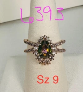 Bomb Party Gr.9 Revealed BP Ring Modeschmuck RBP Regenbogen Träne Rosegold P - Bild 1 von 8