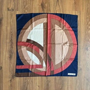 Vintage Christian Dior Silk Scarf - Picture 1 of 4
