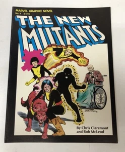 1982 Vintage Stan Lee MARVEL GRAPHIC NOVEL The New Mutants #4 Claremont McLeod - Picture 1 of 4