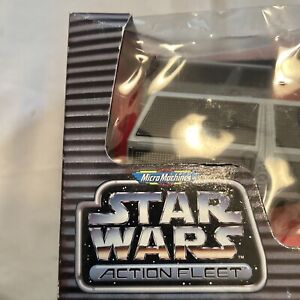 STAR WARS MICRO MACHINES ACTION FLEET DARTH VADERS TIE FIGHTER And Vader Figure