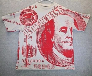 RARE VTG BMC BIG MOUTH Clothing Tshirt Sz In Pics Paperchase AOP HipHop Bay Area - Picture 1 of 23