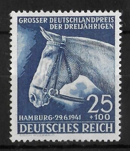 GERMANIA IMPERO 1941 Mint NH Cavallo 25 + 100 Pf Michel #779 CV €17 VF - Foto 1 di 1